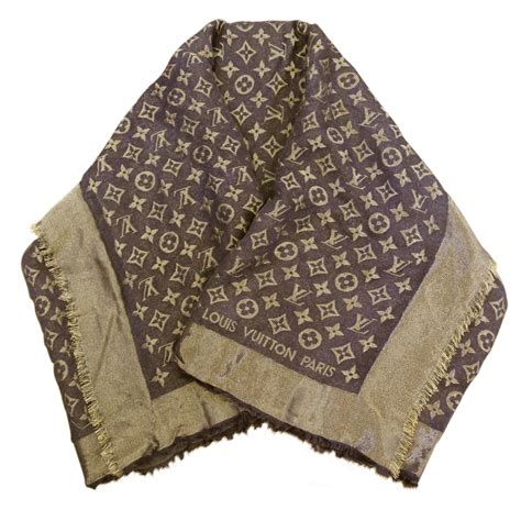 louis vuitton scarf monogram shawl